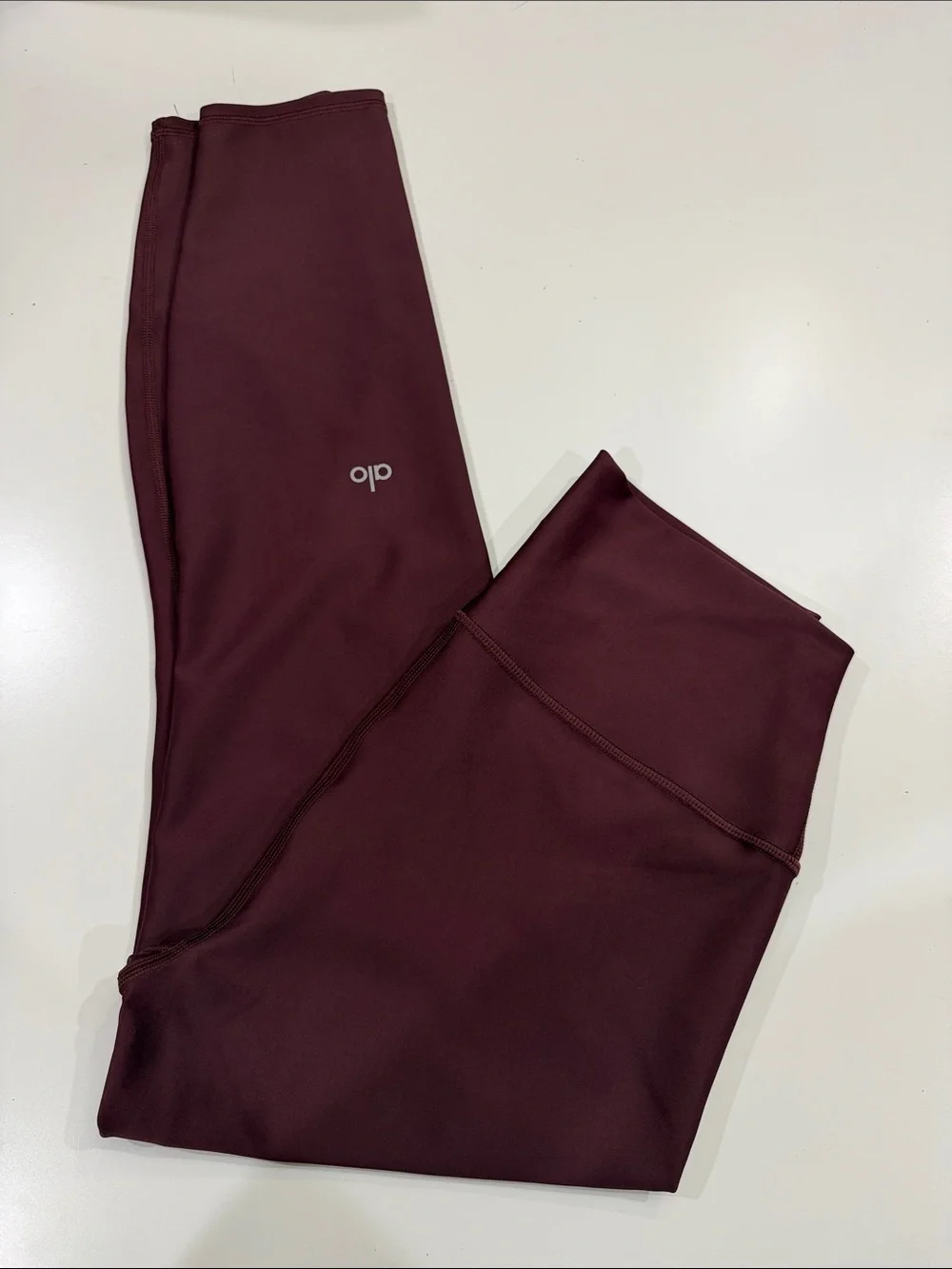 ALO Yoga Kids Burgundy Performance Leggings